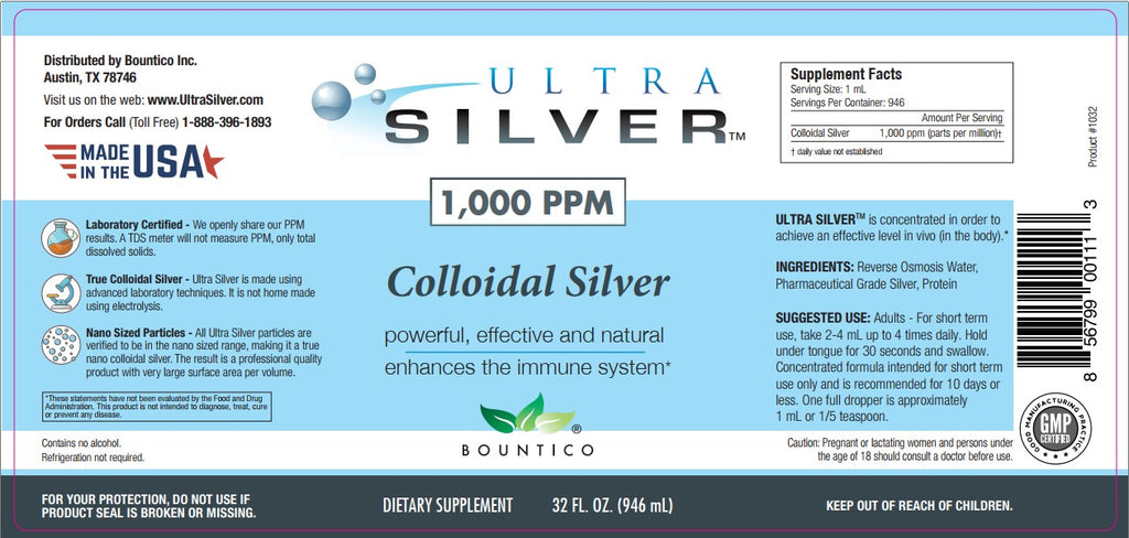 Ultra Silver 1,000 PPM - 32 oz