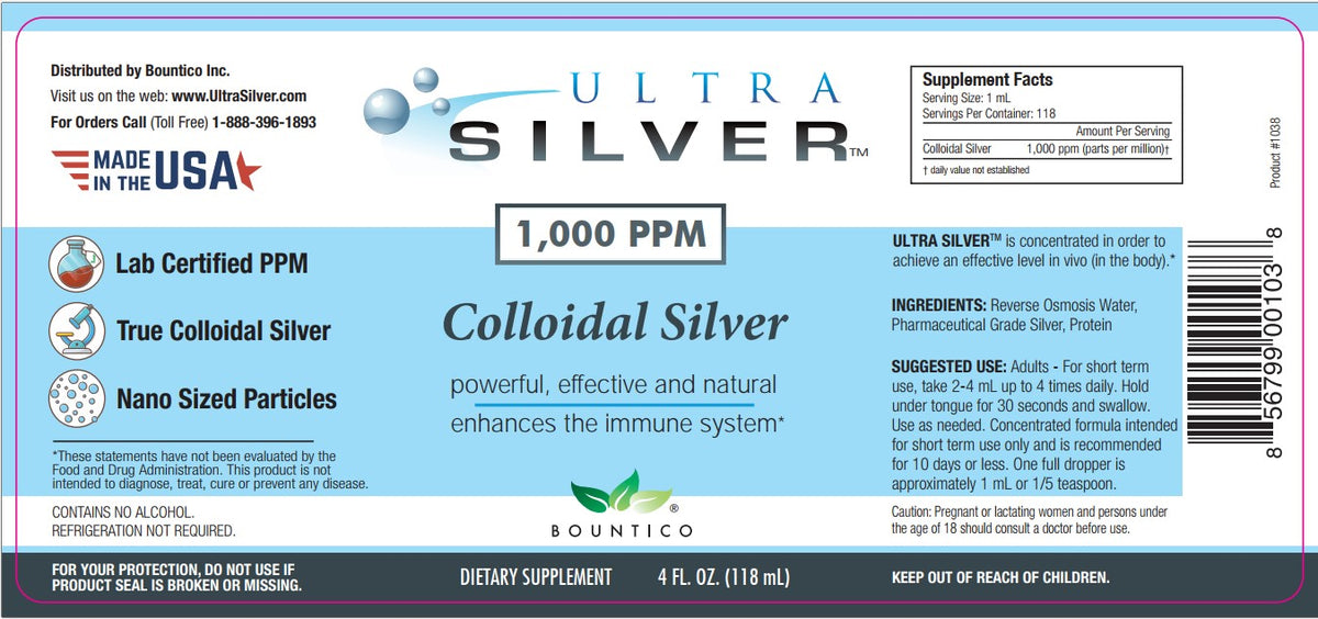 Ultra Silver 1,000 PPM - 4 oz