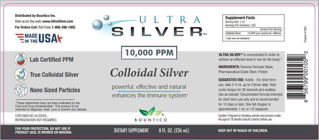 Ultra Silver 10,000 PPM - 8 oz