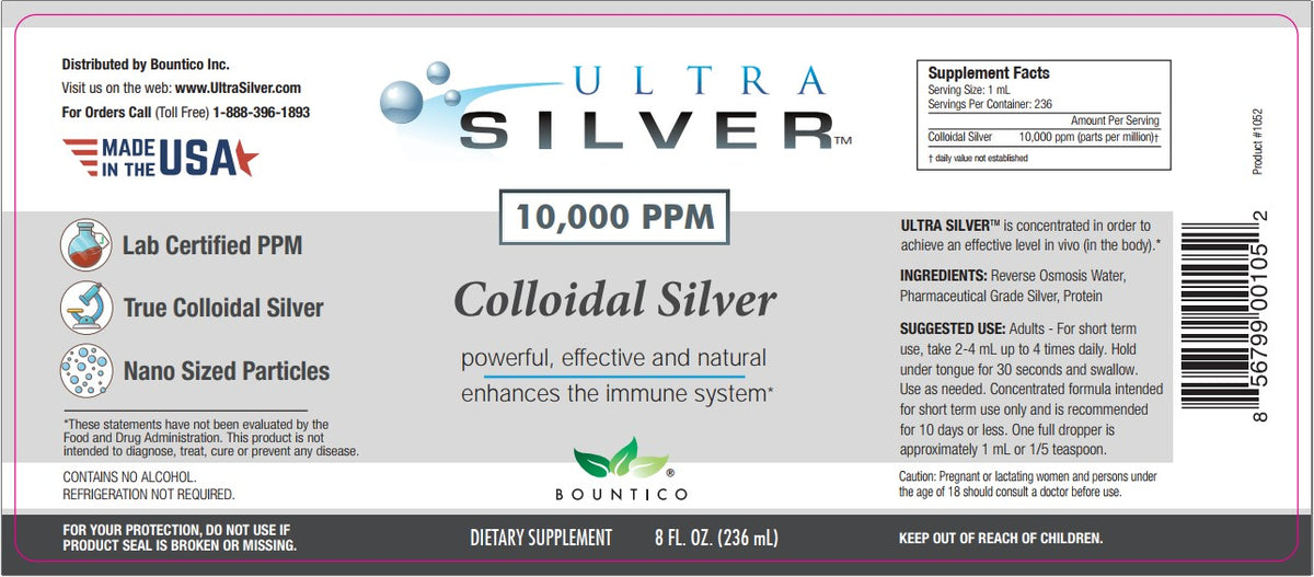 Ultra Silver 10,000 PPM - 8 oz